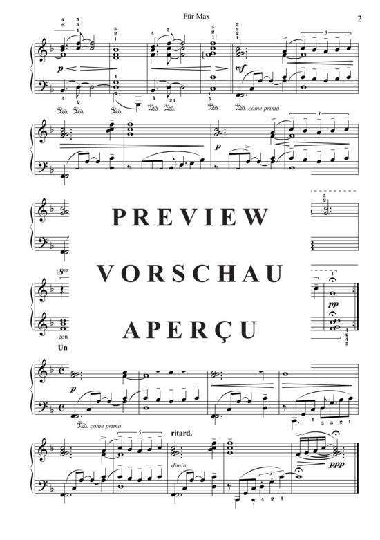 Produktgalerie: Seite 3 von 3 Für Max , , Klavier Solo