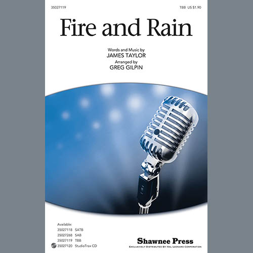 cover: Fire And Rain (arr. Greg Gilpin), James Taylor