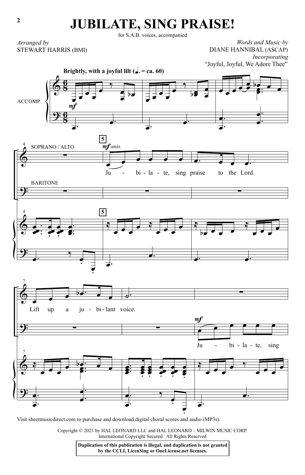 Product picture to: Jubilate, Sing Praise! (arr. Stewart Harris)