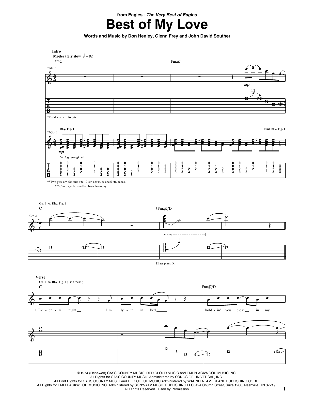 Product gallery: Page 1 of 1 Best Of My Love, Eagles