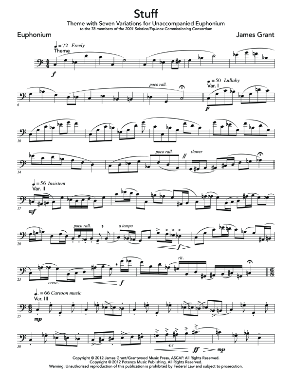 gallery: Stuff, , (Euphonium Solo)