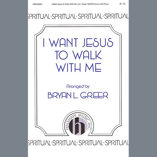 cover: I Want Jesus To Walk With Me, Bryan Greer
