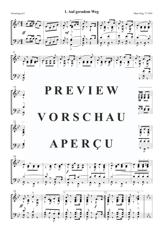 Produktgalerie: Seite 2 von 5 Auf geradem Weg, , Posaunenchor