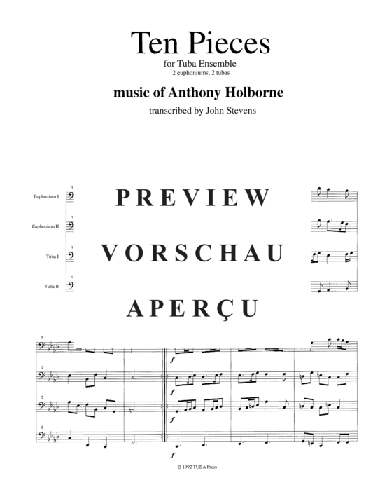 gallery: Ten Pieces , , (Tuba Quartett EETT)