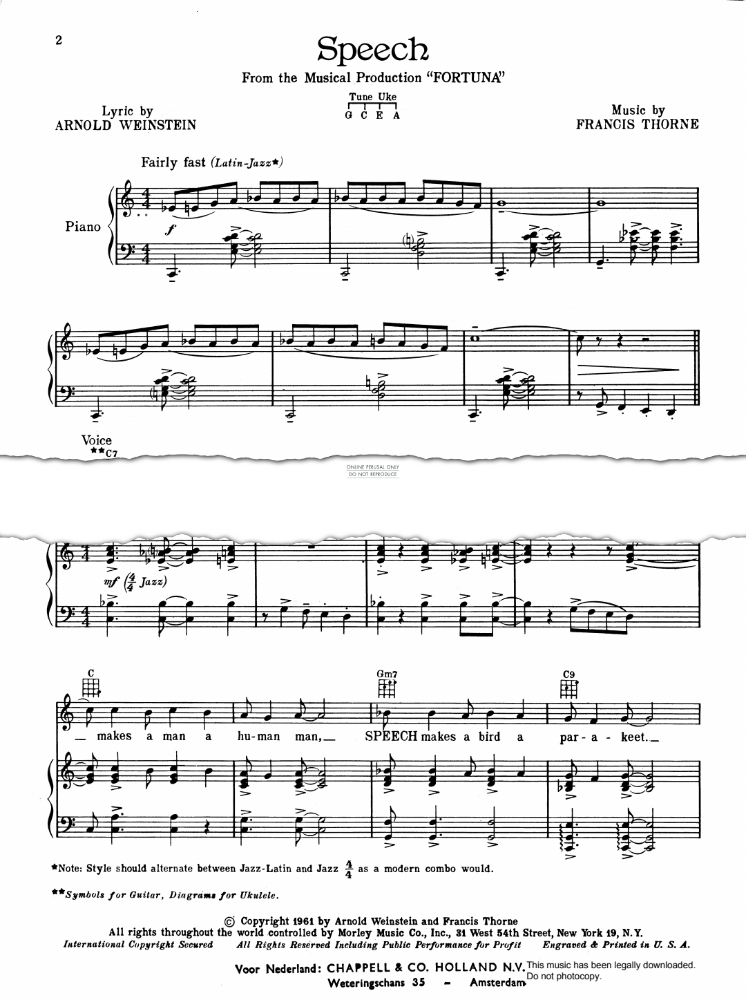 Product picture to: Speech (from 'Fortuna')