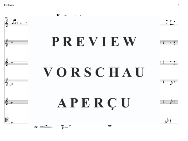 Produktgalerie: Seite 8 von 11 Foofaraw, , (Sopran Saxophon Solo und Holzbläser Quintett)