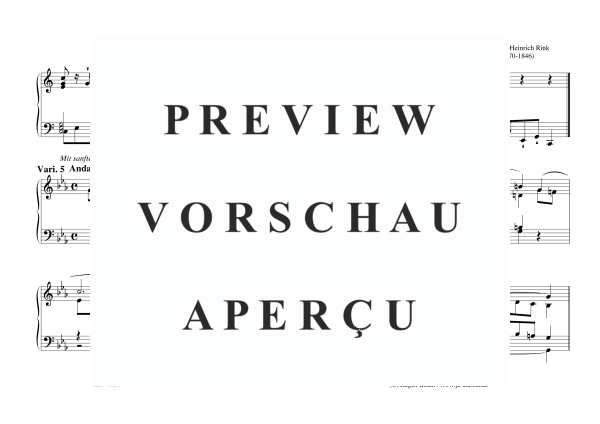 Produktgalerie: Seite 8 von 11 Andante mit 8 Variationen Op.70, , Orgel Solo