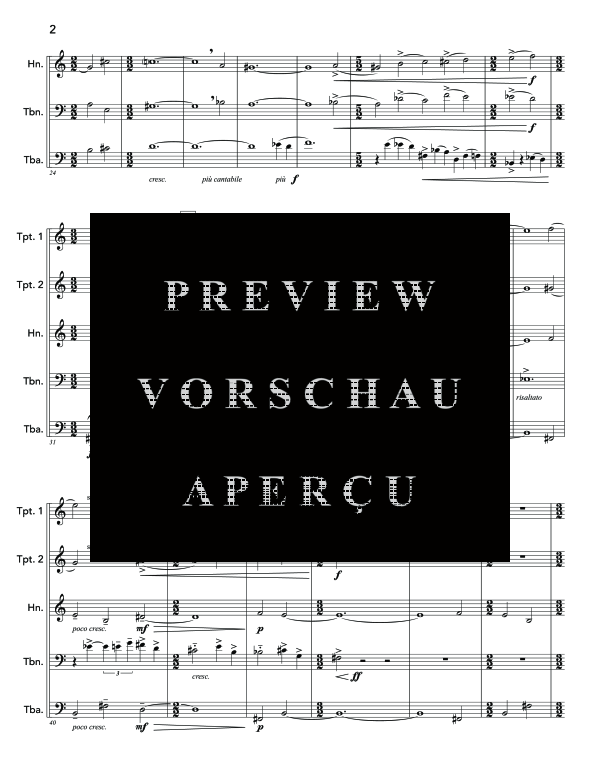 Produktgalerie: Seite 6 von 11 Passacaglia, , (Blechbläser Quintett)