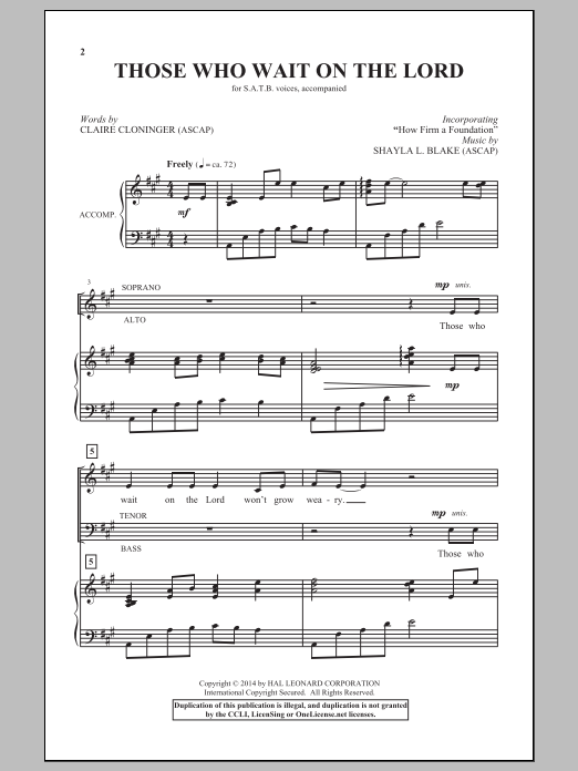 Produktbild zu: Those Who Wait On The Lord