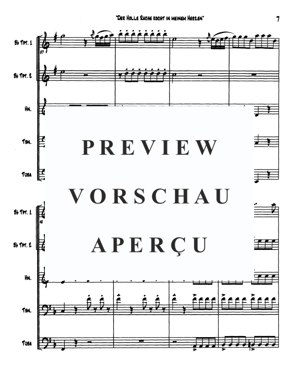 Product gallery: Page 9 of 11 Queen of the Night's Aria, , Brass Quintet