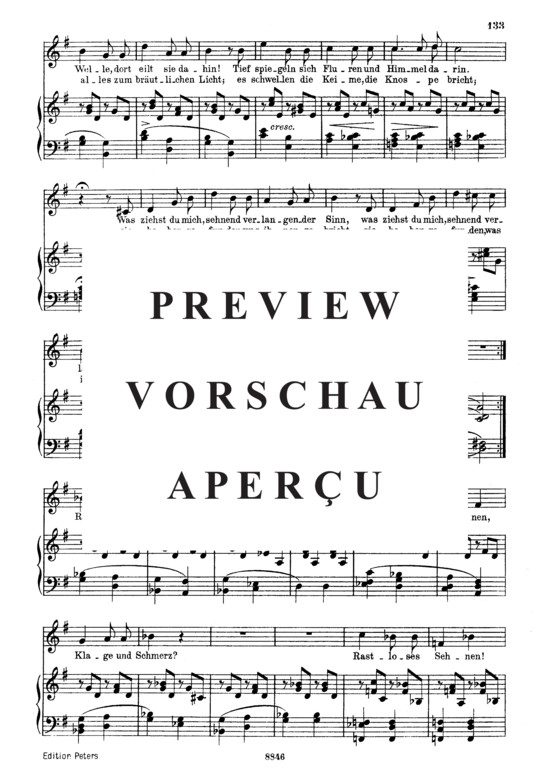 Product gallery: Page 4 of 5 Frühlingssehnsucht, D.957-3 (Schwanengesang), , Medium Voice and Piano