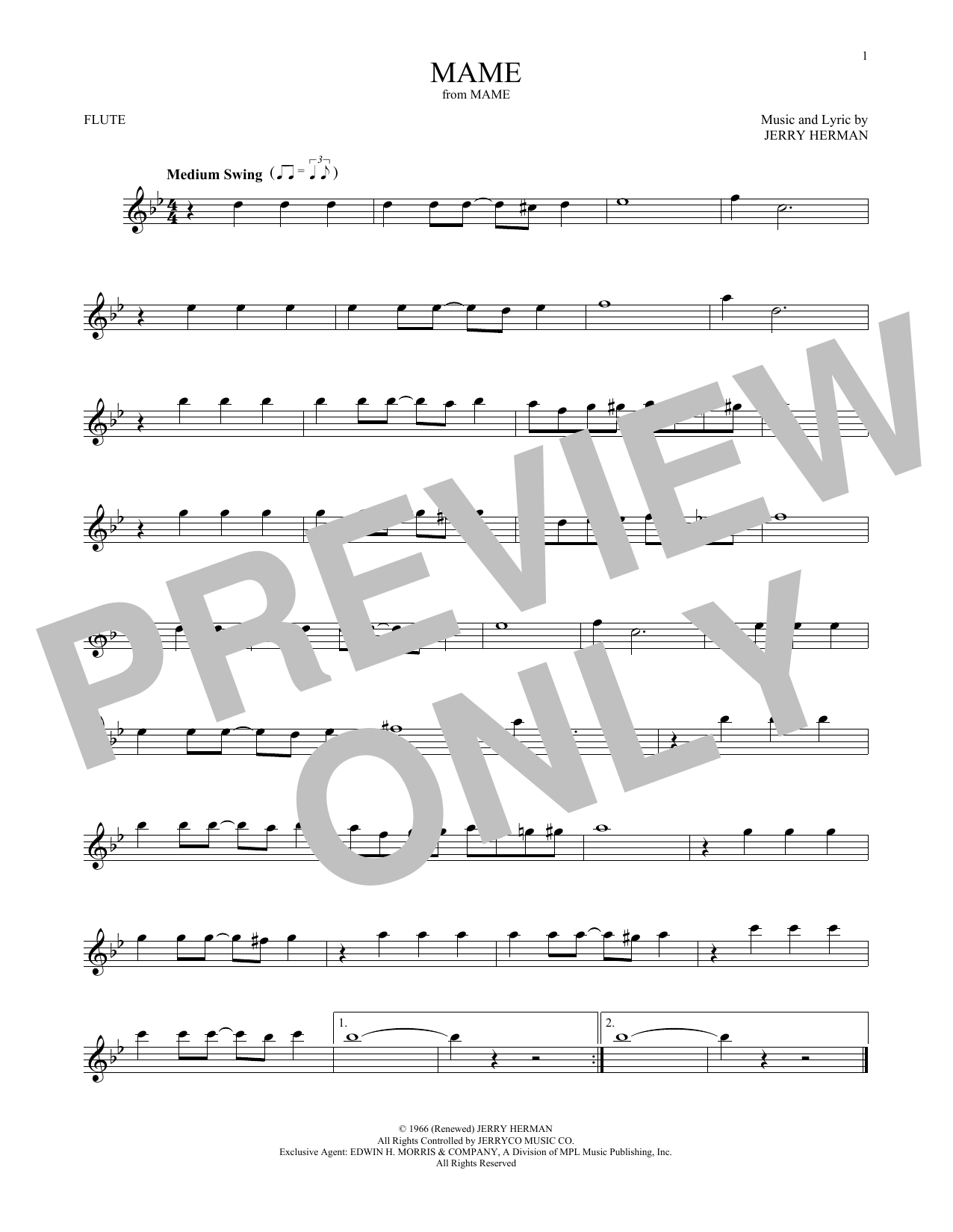 Product gallery: Page 1 of 1 Mame, Jerry Herman