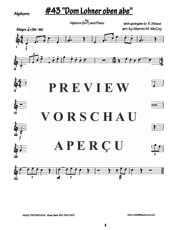 Produktgalerie: Seite 5 von 5 Dom Lohner Oben Abe, , Alphorn in F und Klavier