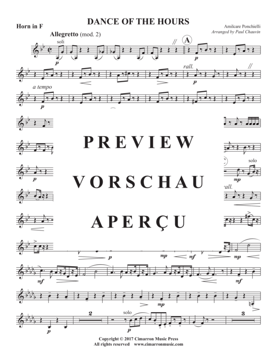 Product gallery: Page 16 of 21 Dance of the Hours , , (Brass quintet)