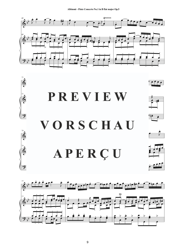 Product gallery: Page 10 of 11 12 Flute Concertos Op.5, , Flute and Piano/Harpsichord
