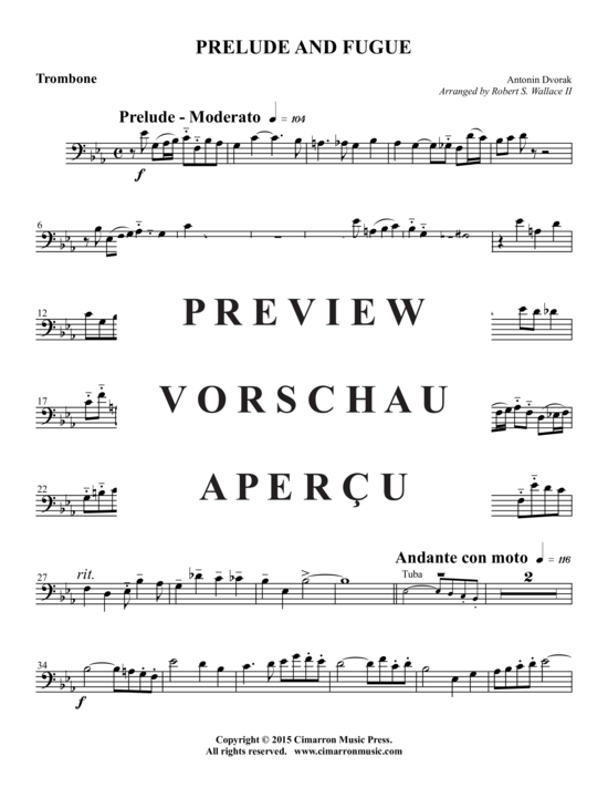 Produktgalerie: Seite 12 von 15 Prelude and Fugue , , (Blechbläserquintett)