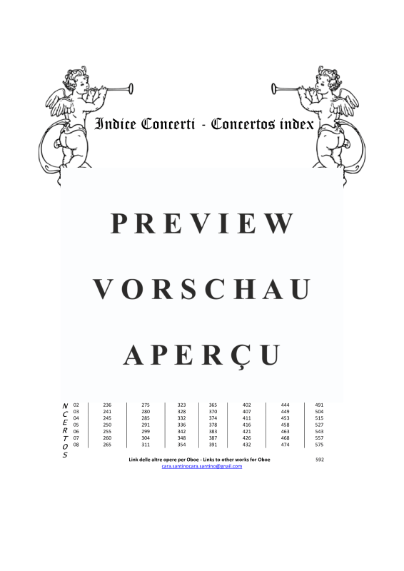 Product gallery: Page 4 of 11 The Albinoni“s Oboe - 8 Concertos Op.7/9, , Solo Oboe, String Ensemble, and Harpsichord (B.C.)