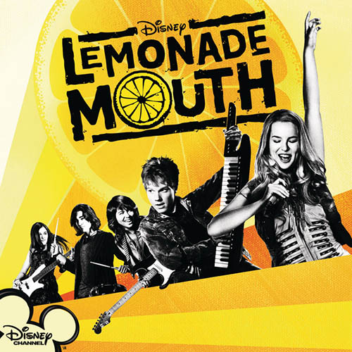 cover: Turn Up The Music, Adam Hicks, Bridgit Mendler, Hayley Kiyoko, Lemonade Mouth (Movie), Naomi Scott, Gesang, Gitarre, Klavier