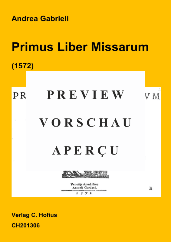 gallery: Primus Liber Missarum , , (6-7 Vokalstimmen)