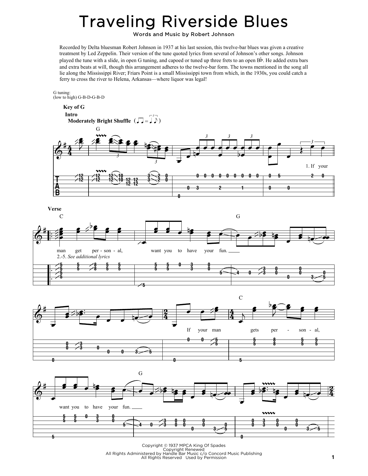 Produktbild zu: Traveling Riverside Blues