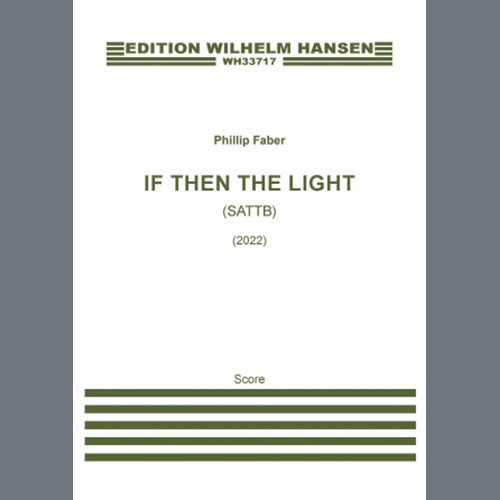 cover: If Then The Light, Phillip Faber
