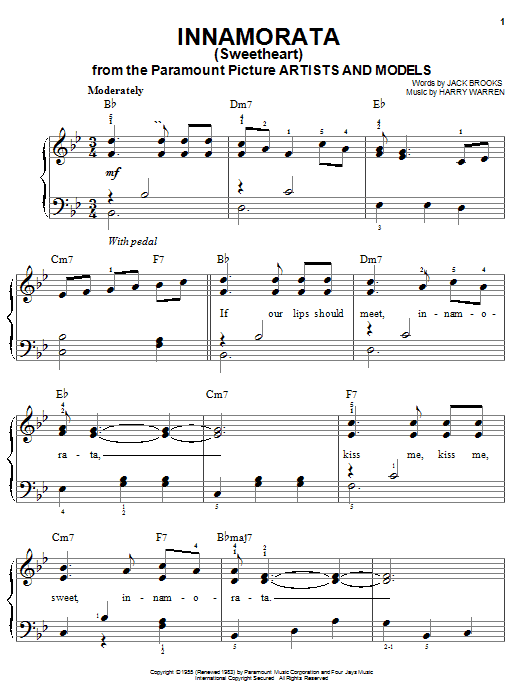 Produktbild zu: Innamorata (Sweetheart)
