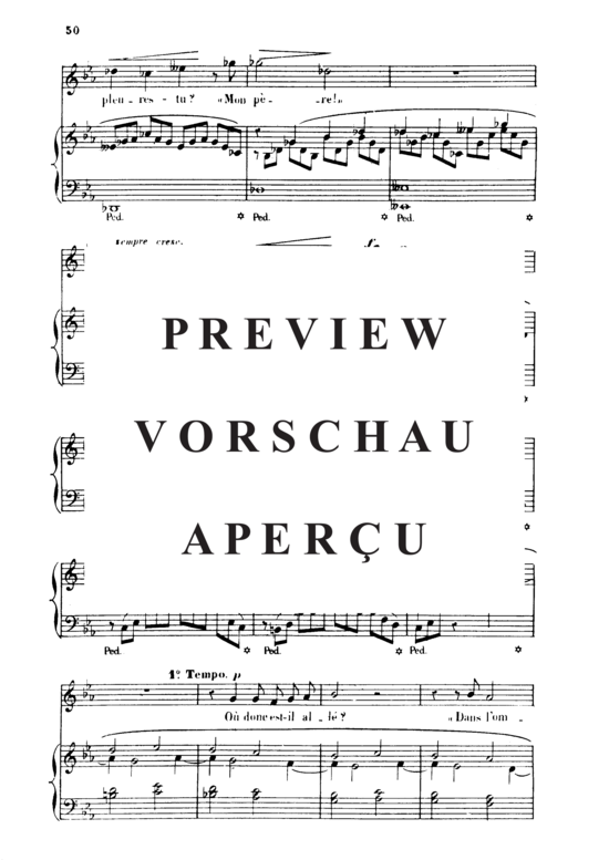 gallery: L´absent Op.5 No.3 , , (Gesang hoch + Klavier)