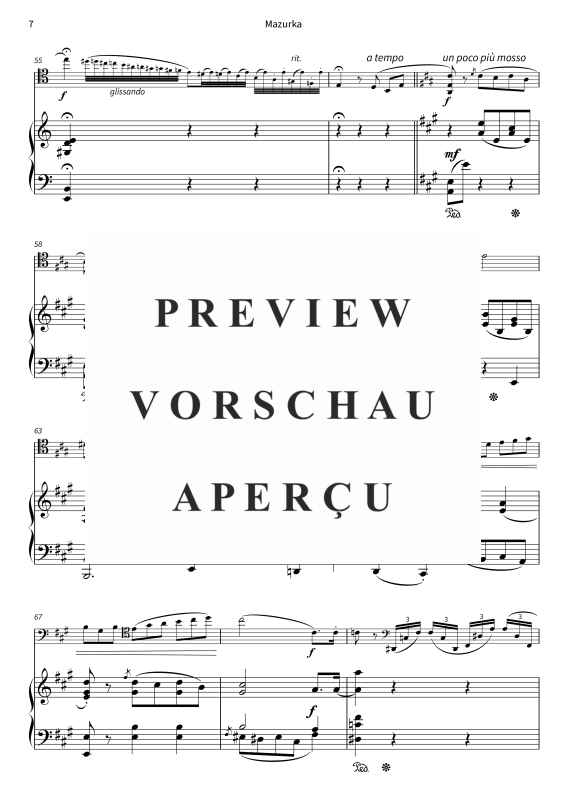 Produktgalerie: Seite 9 von 11 Vier Stücke op. 24 - Romantische Charakterstücke für Cello & Klavier - urtextnah ediert, , Violoncello und Klavier