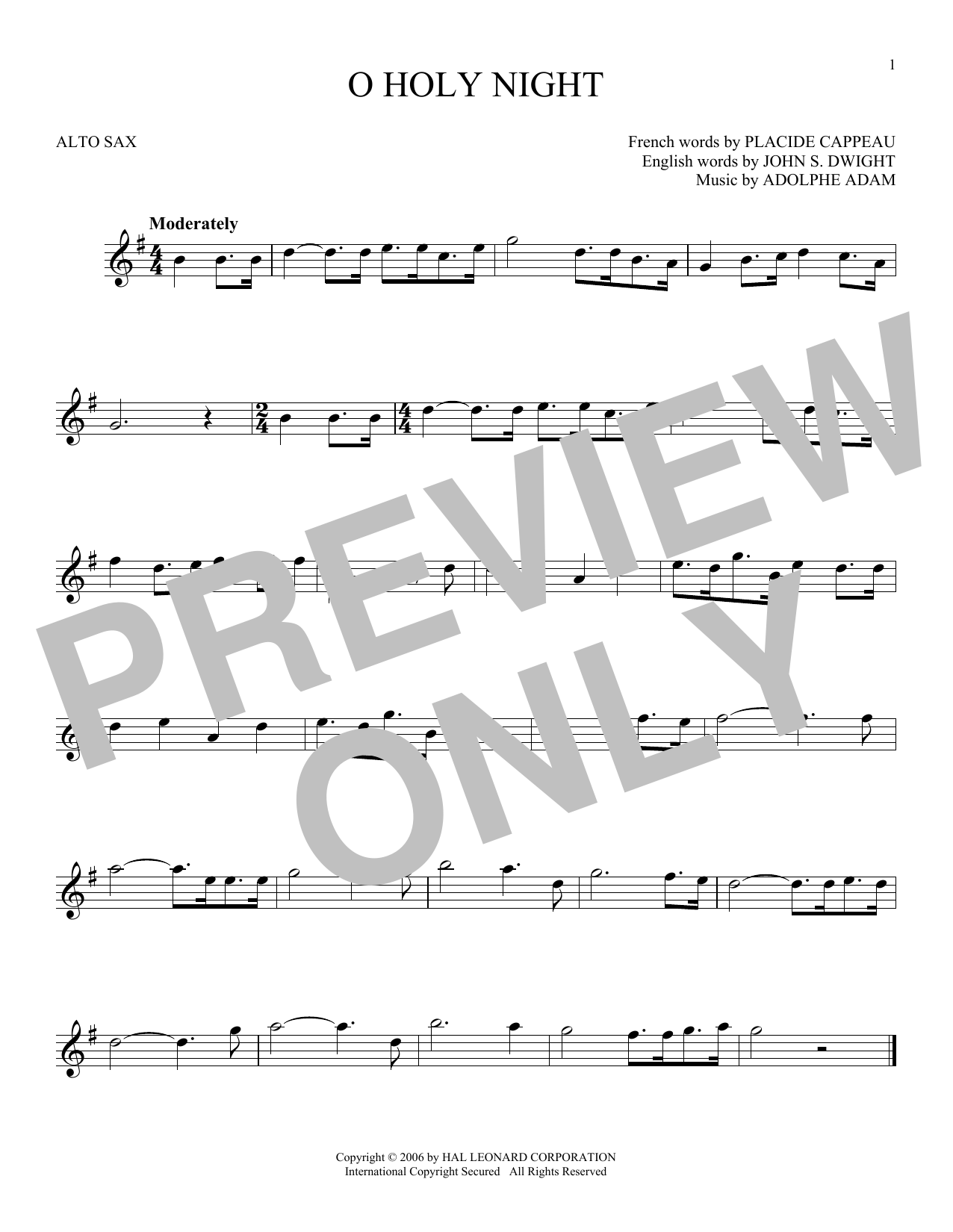 Product gallery: Page 1 of 1 O Holy Night, Adolphe Adam