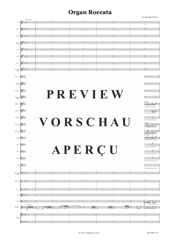 Produktgalerie: Seite 4 von 11 Organ Roccata - Medley, , Orgel Solo und Concert Band