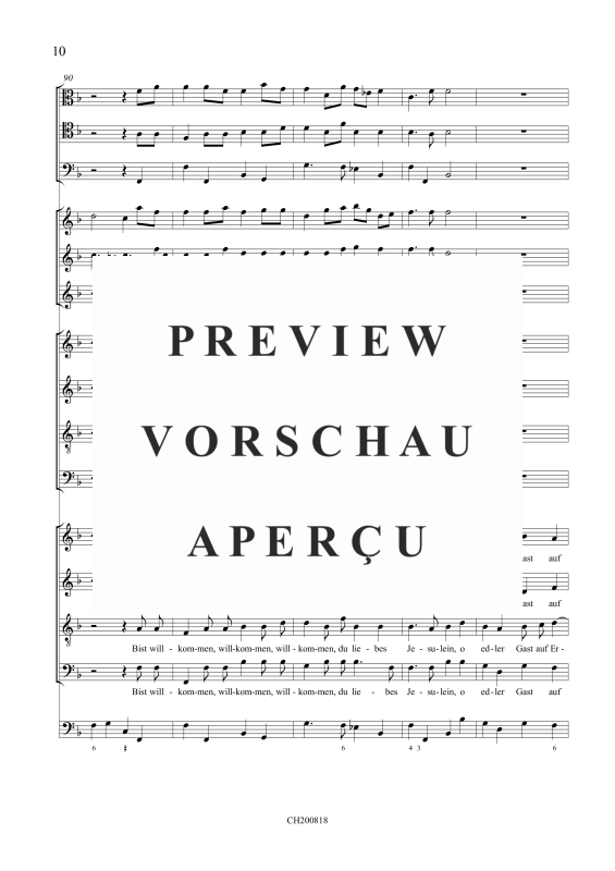 gallery: Freuet euch, ihr Gerechten - Motetto Concertato auf das Weihnachtsfest, , (Gemischtes Ensemble 8 Stimmen, 3 Violinen, 3 Trombonen und BC)