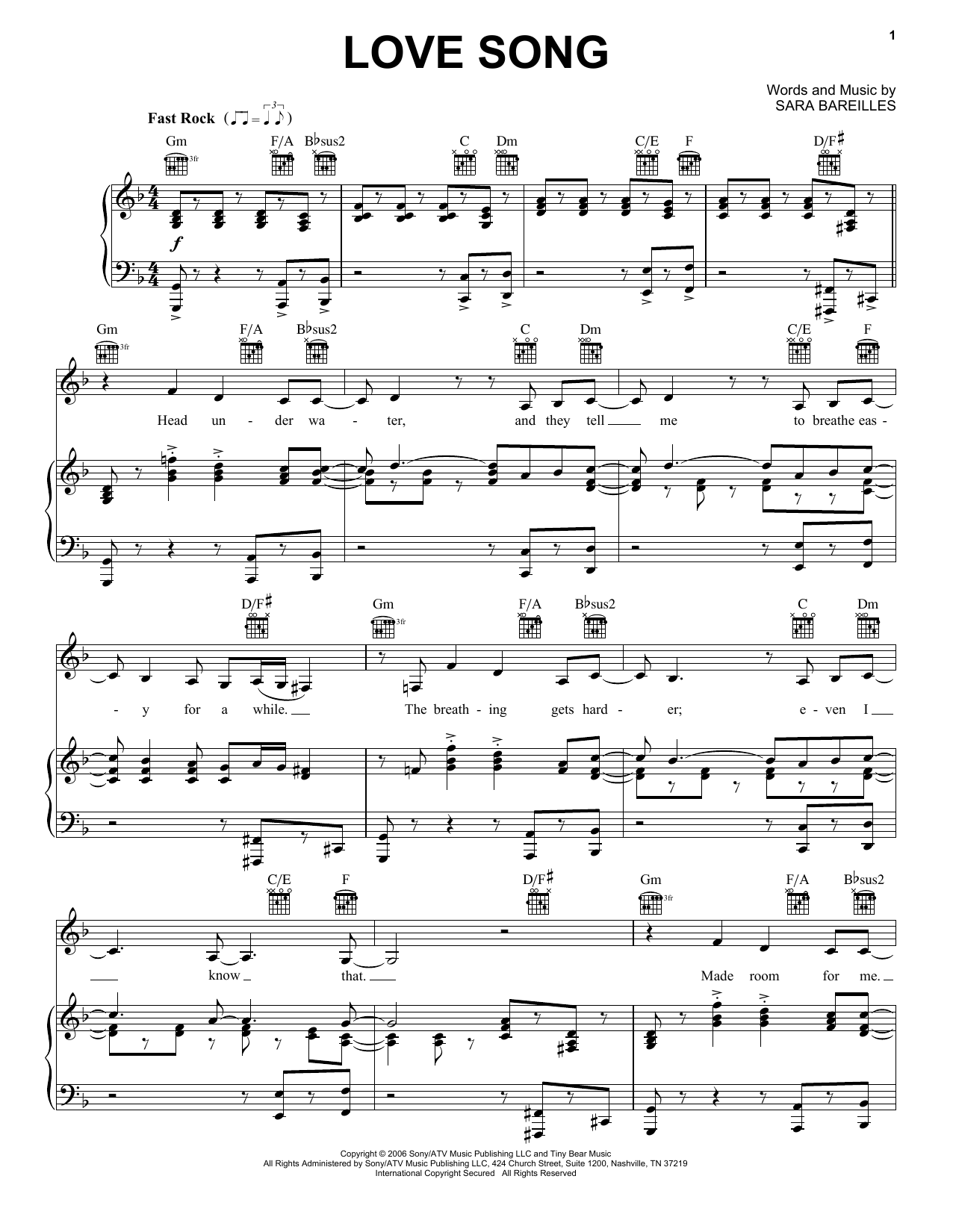 Produktbild zu: Love Song