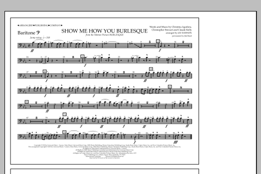 Produktbild zu:  Show Me How You Burlesque - Baritone B.C. - Jay Dawson