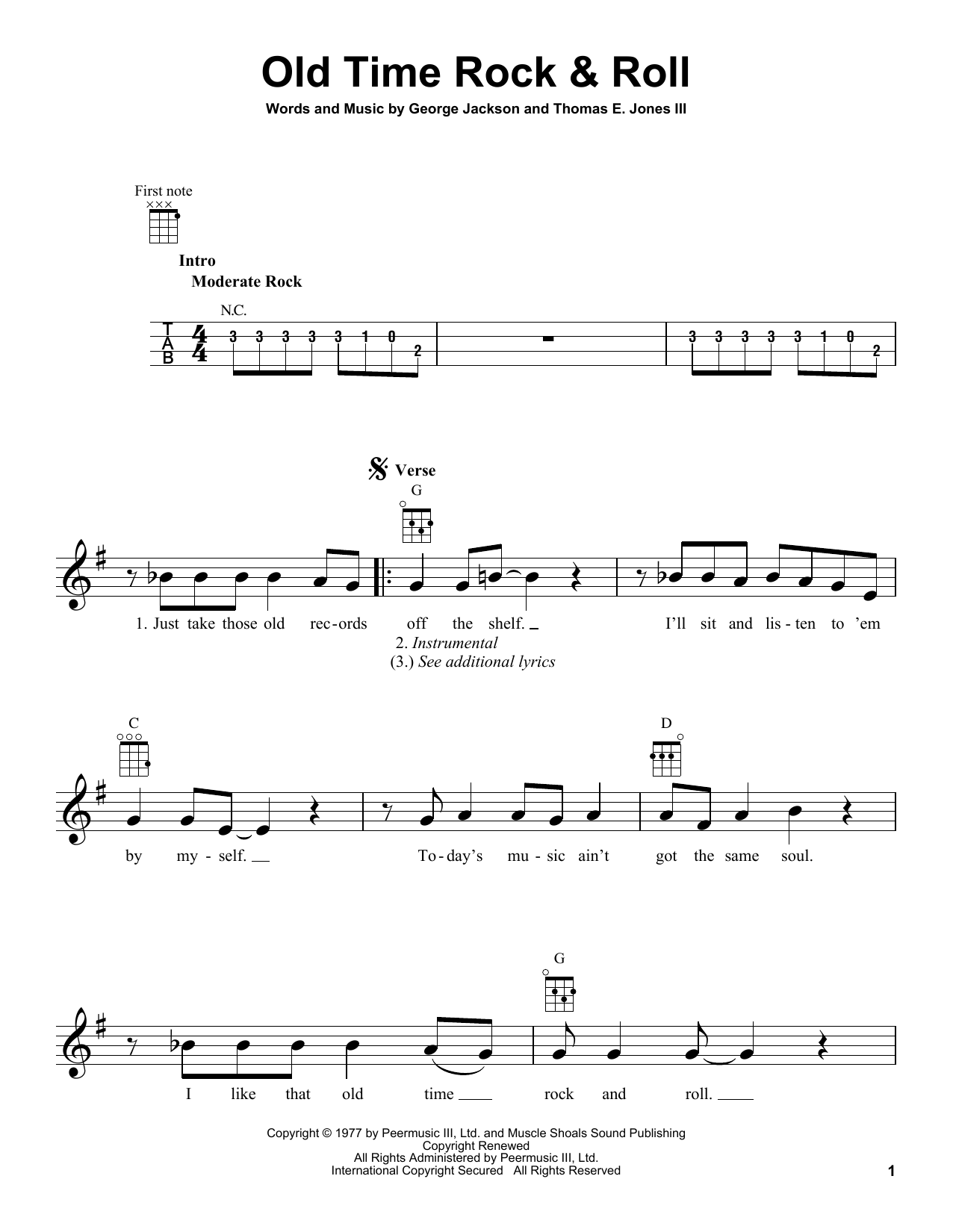 Product gallery: Page 1 of 1 Old Time Rock & Roll, Bob Seger