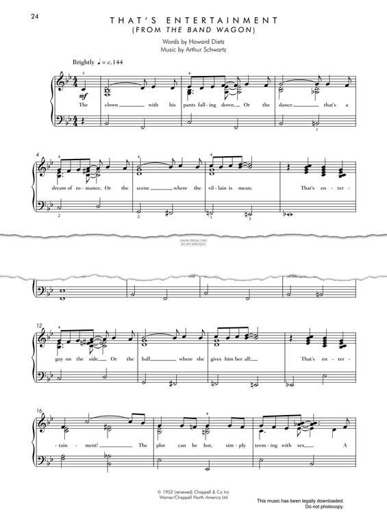 Produktgalerie: Seite 1 von 1 That's Entertainment, Arthur Schwartz, Klavier