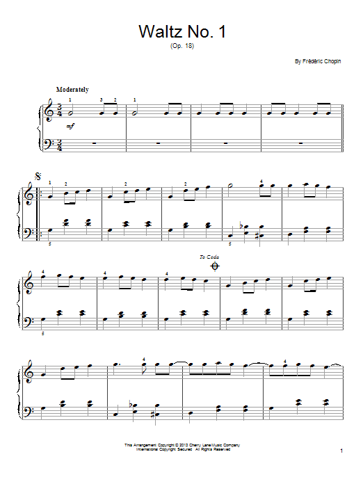 Product picture to: Waltz No. 1, Op. 18