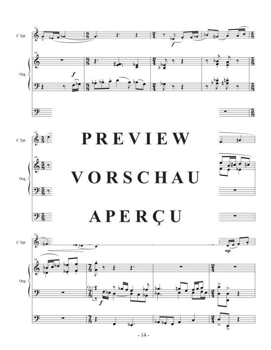 Produktgalerie: Seite 16 von 21 Liturgical Impressions , , (Trompete in C und Orgel)
