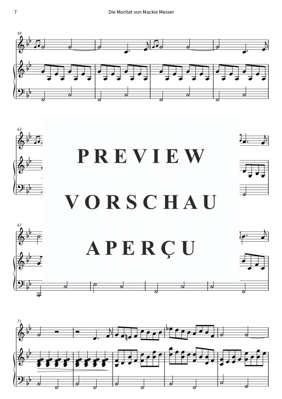 gallery: Die Moritat von Mackie Messer, , (Violine und Klavier)