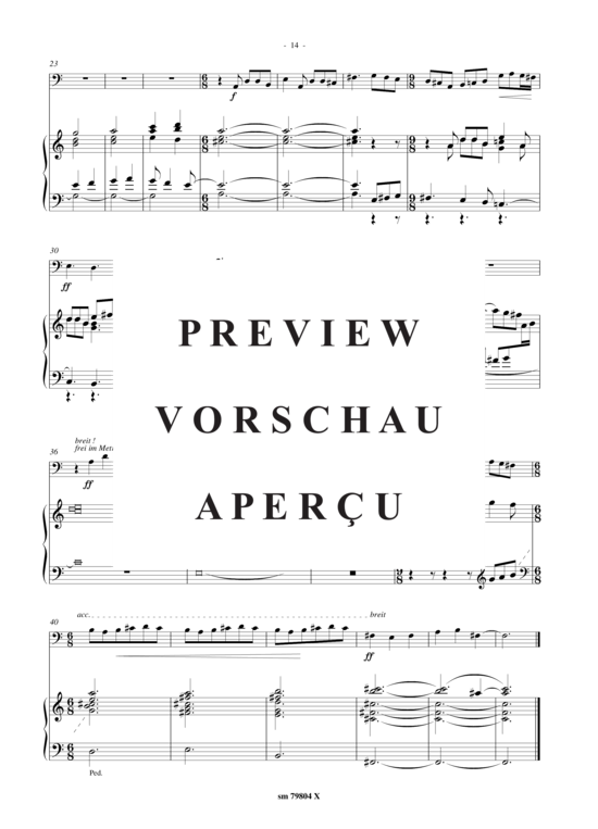 Product gallery: Page 16 of 21 Fünf Choralspiele , , (trombone + organ)
