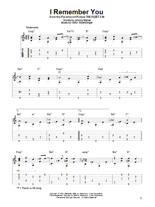 Produktgalerie: Seite 1 von 1 I Remember You, Jo Stafford, Gitarre