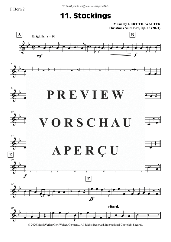 gallery: Stockings, , Horn Trio