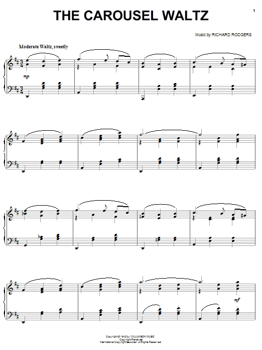 Product gallery: Page 1 of 1 The Carousel Waltz, Rodgers & Hammerstein