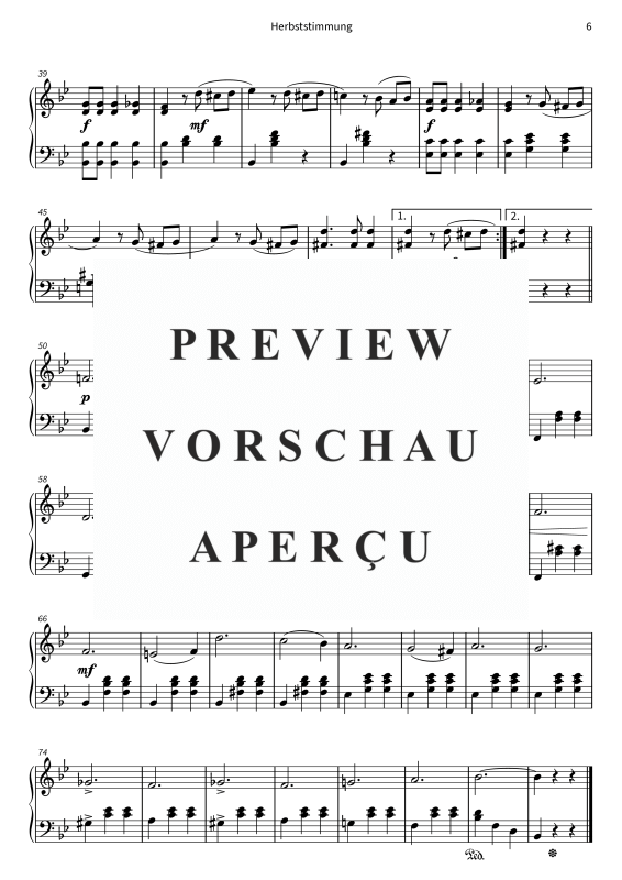 gallery: Herbstfarben - Leichte Klavierstücke für goldene Tage, , (Klavier Solo)