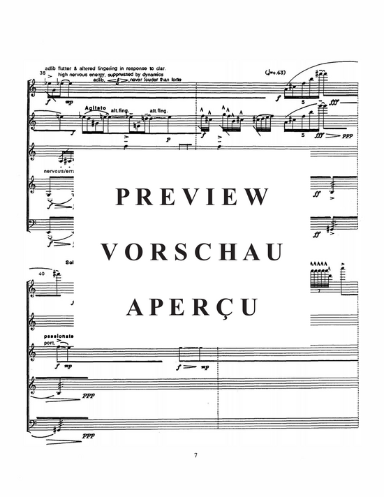 Product gallery: Page 9 of 21 Traces , , (flute, clarinet, bass clarinet, violin and cello)