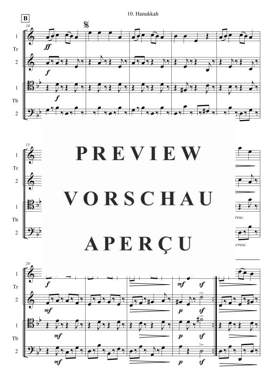 gallery: Hanukkah, , Posaunenchor - Flexible Besetzung