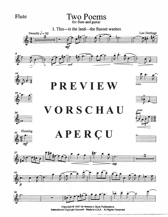 Product gallery: Page 16 of 21 Two Poems , , (flute and guitar)