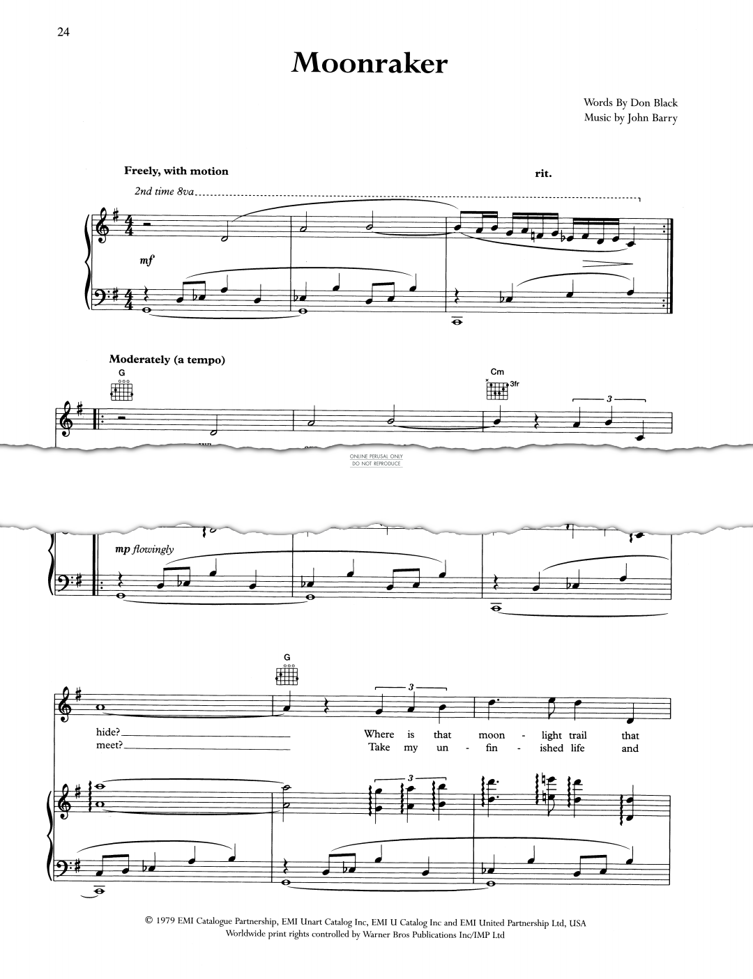 gallery: Moonraker (From 'Moonraker'), Shirley Bassey