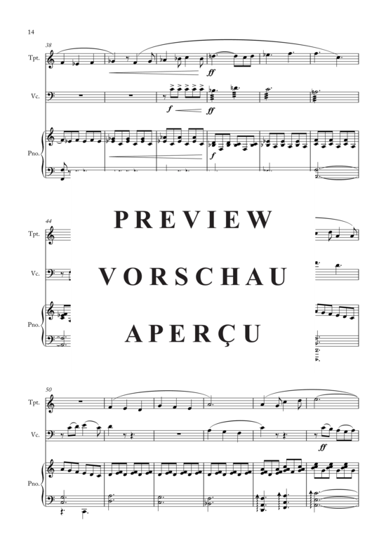 Produktgalerie: Seite 17 von 21 Lyric Trio , , (Trompete, Violoncello + Klavier)
