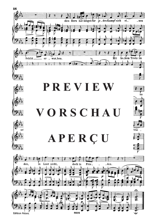 gallery: Abendlied für die Entfernte D.856 , , (Gesang mittel + Klavier)