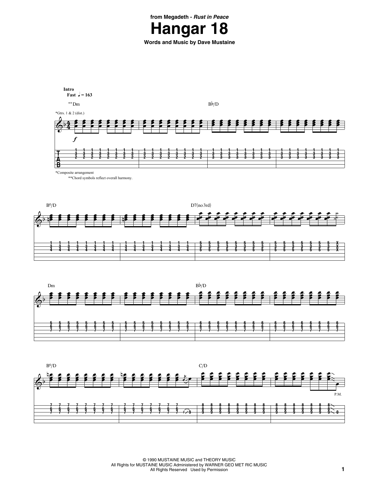 Produktgalerie: Seite 1 von 1 Hangar 18, Megadeth, Gitarre